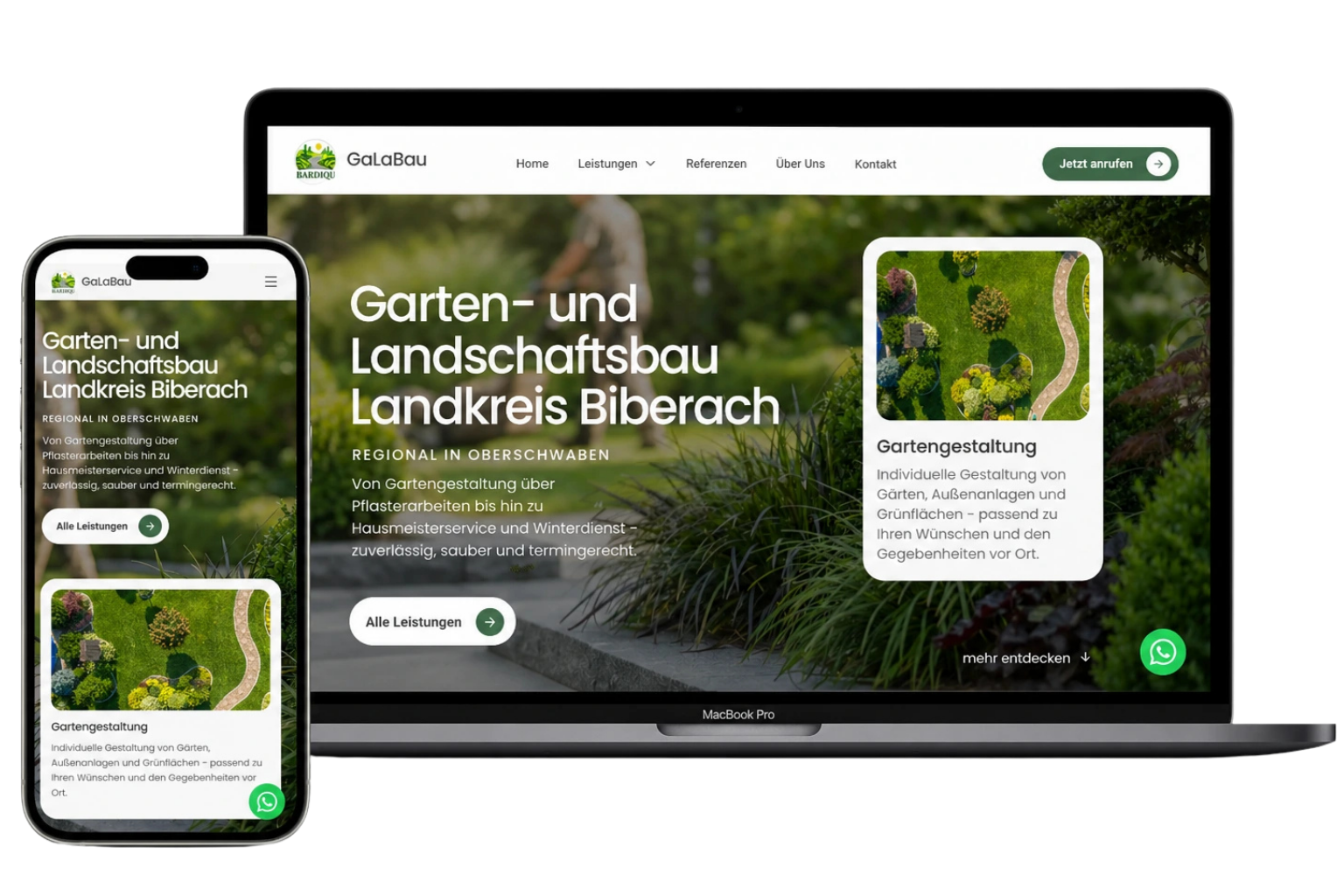 Bardiqi GaLaBau Website